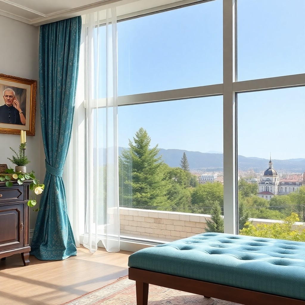 Tarihi binada restore edilmiş klasik daire Viyana merkez, yüksek tavanlar